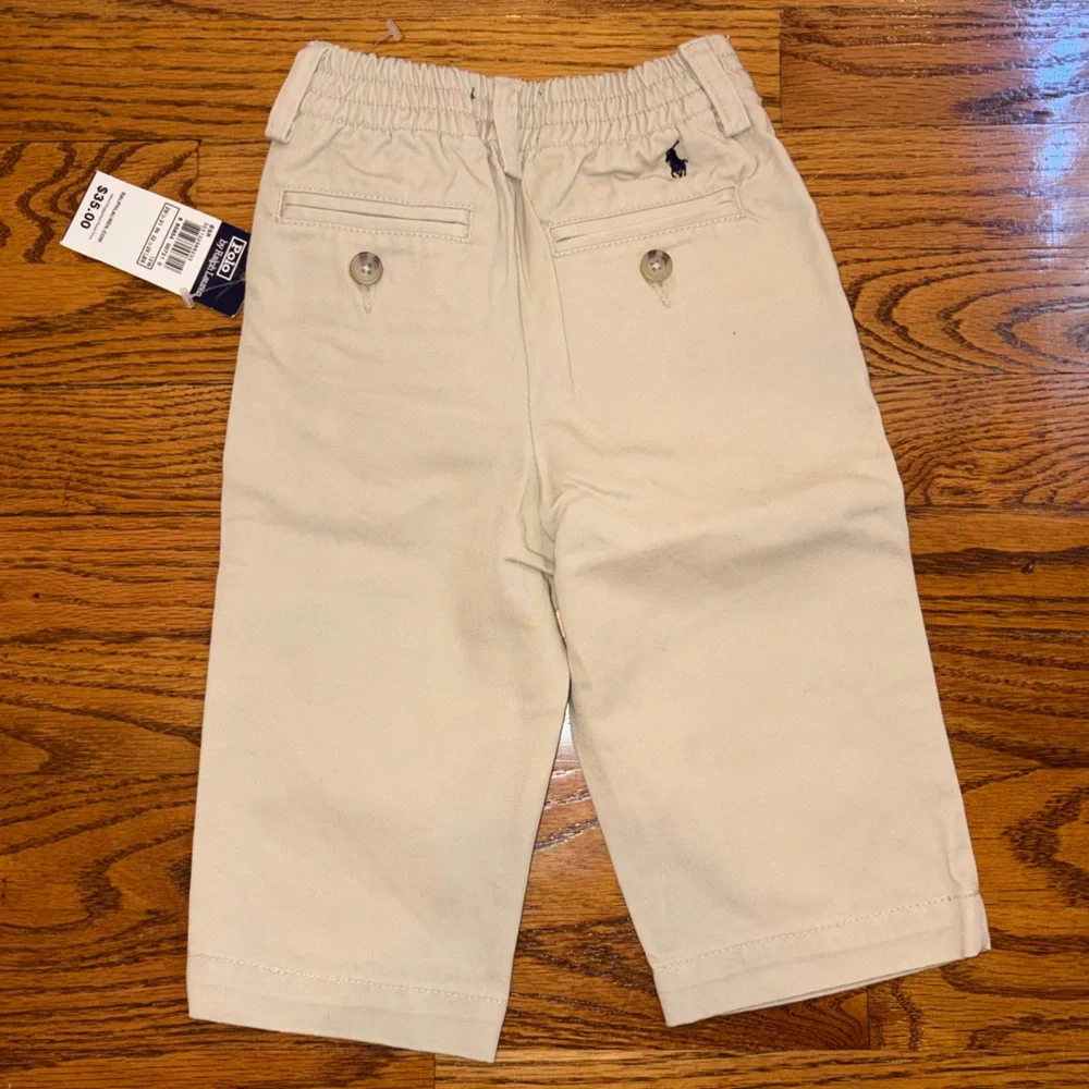 Polo Ralph Lauren Classic Kids Beige Khaki Pull-On Pants